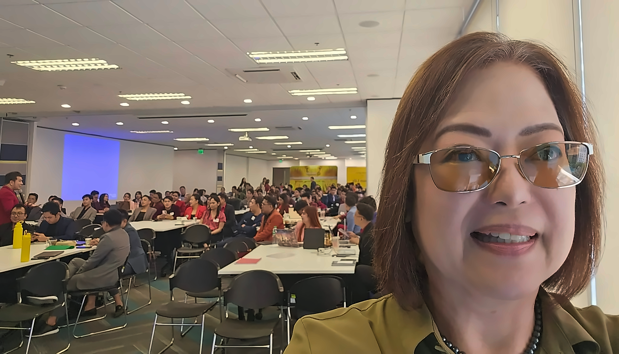 Photo from an MCV speaking event